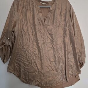Maurices TA  Relaxed Blouse with Shimmer